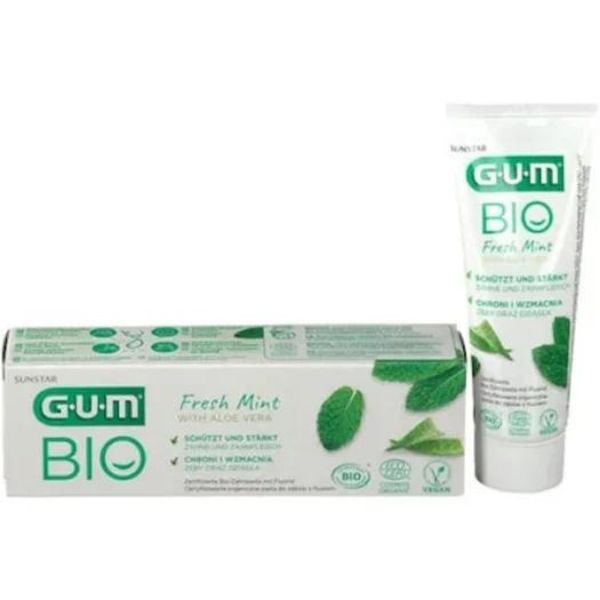 Pastă de dinți GUM Bio Fresh Mint cu aloe vera 75ml