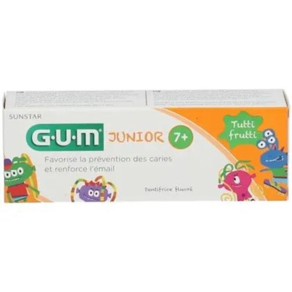 Pastă de dinți pentru copii GUM Junior cu ingrediente naturale și fluor