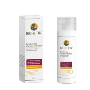 Șampon cu cafeină BIO-H-TIN previne căderea și stimulează creșterea părului