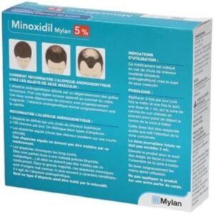 Tratament pentru stimularea creșterii părului pentru bărbați Minoxidil Mylan