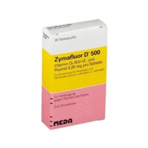 Zymafluor D 500, cu Vitamina D3 500 U.I. si Fluor 0.25mg 30 Tablete