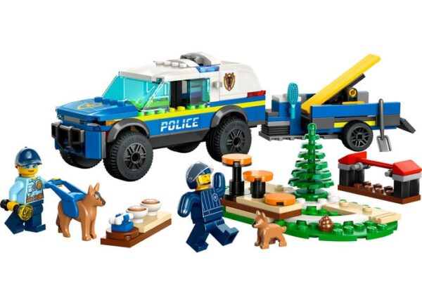 Antrenament canin al politiei LEGO City asamblat
