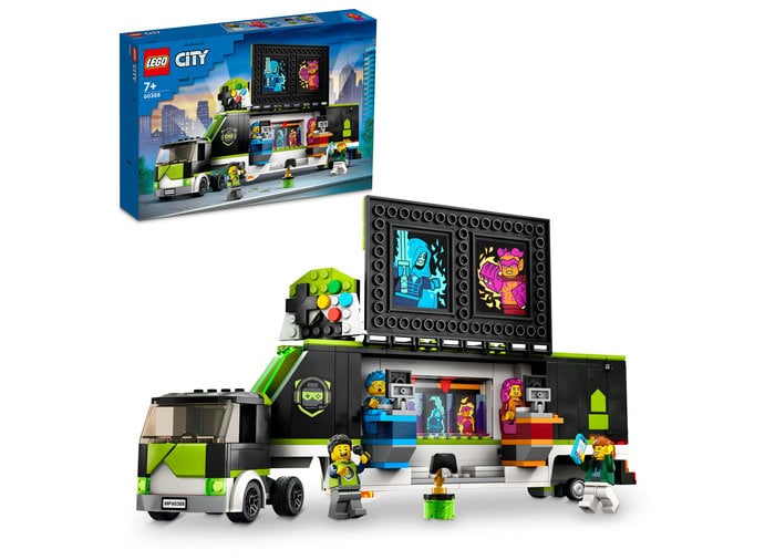 Camion pentru turneul de gaming si cutia LEGO City