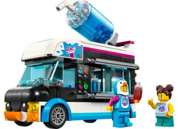 Camioneta-pinguin LEGO City asamblata