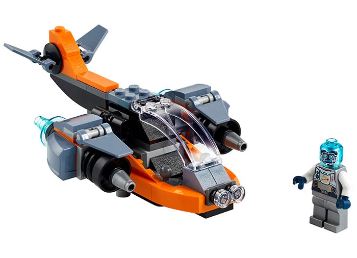 Drona cibernetica LEGO Creator asamblat