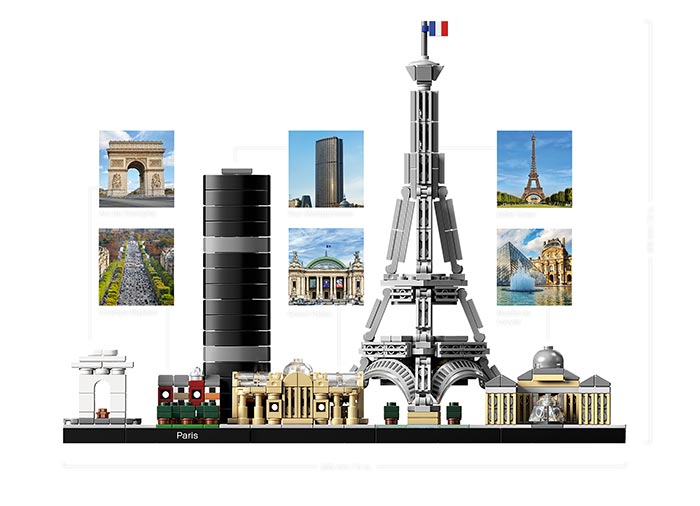 LEGO Architecture Paris construit