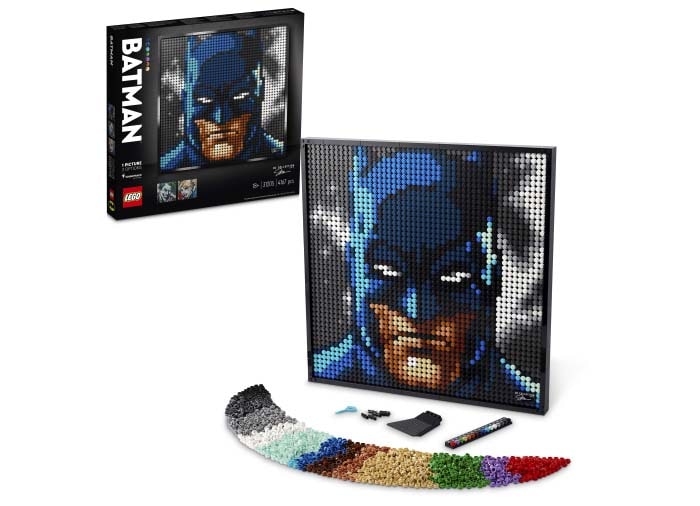 LEGO Art Batman construit