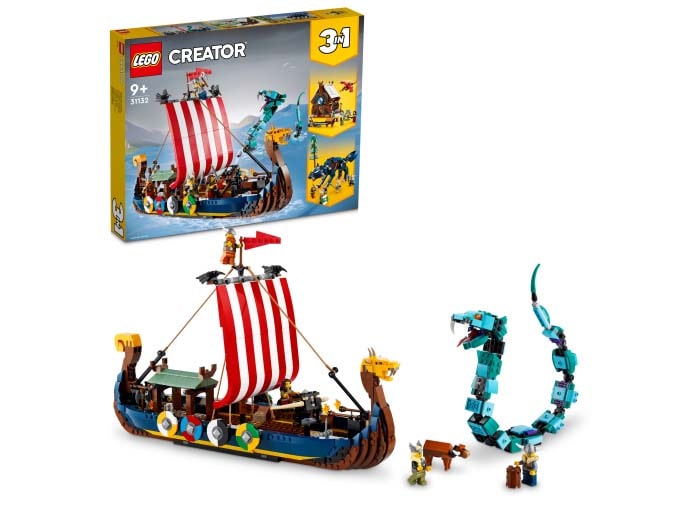 LEGO Creator Corabia vikingilor si sarpele Midgard-ului