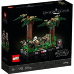 LEGO Diorama Urmarire cu speederul pe Endor