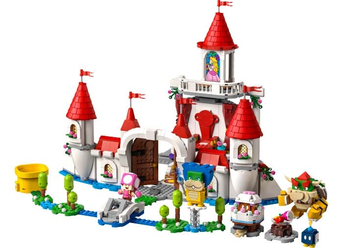 LEGO Super Mario Castelul lui Peach Asamblat