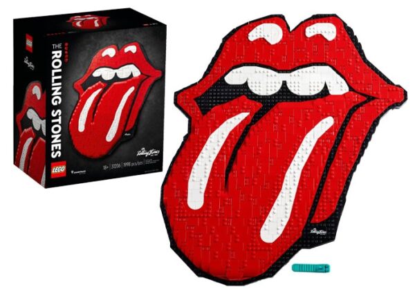 LEGO art Rolling Stones