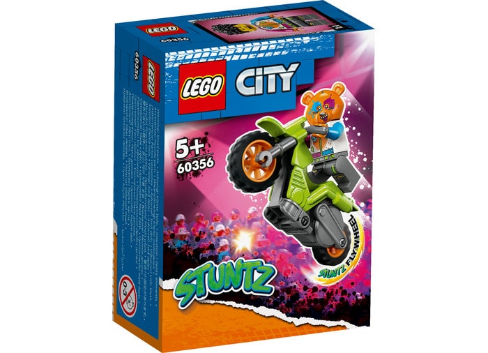 Motocicleta cascadorului urs LEGO City
