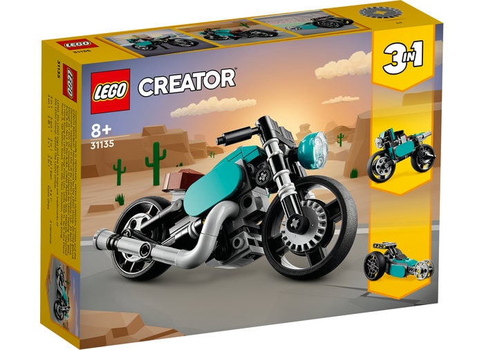 Motocicleta vintage LEGO Creator