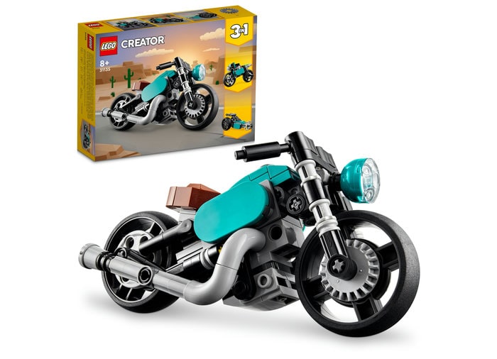 Motocicleta vintage LEGO