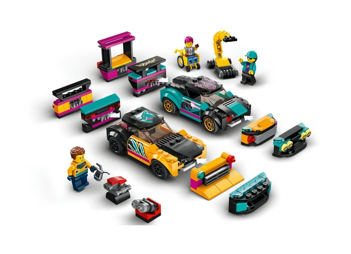 Piese LEGO City Service pentru personalizarea masinilor