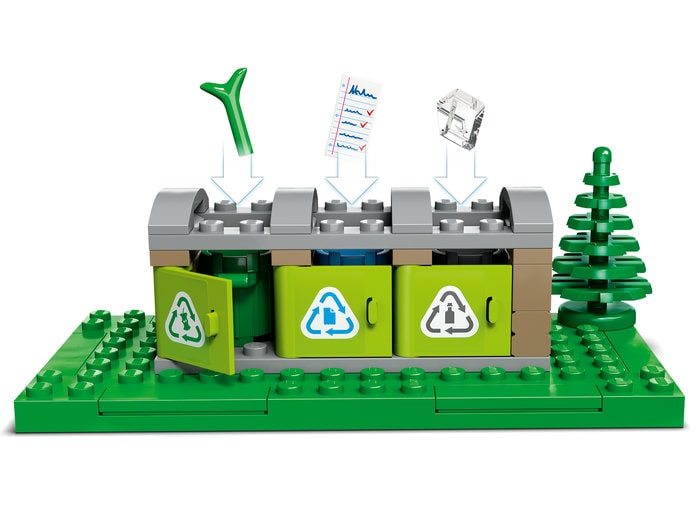 Tomberoane de reciclare – piese din Camion de Reciclare LEGO City