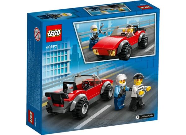 Urmarire pe motocicleta LEGO City cutie spate