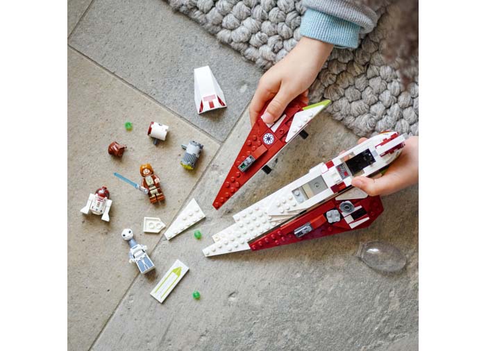 asamblare Jedi Starfighter-ul lui Obi-Wan Kenobi LEGO Star Wars