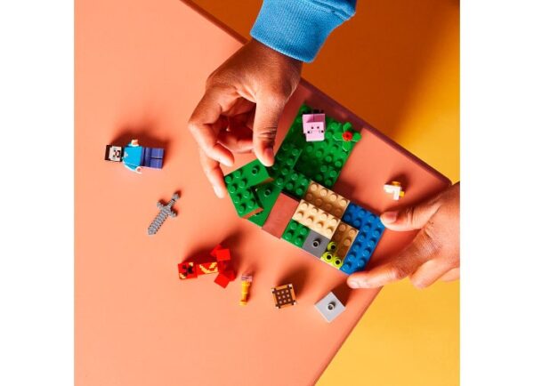 asamblare LEGO ambuscada creeper