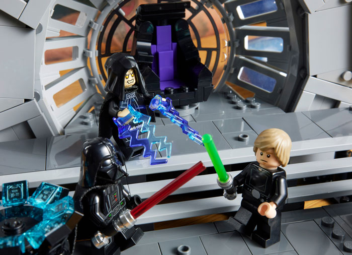 jucarie Diorama Sala tronului imparatului LEGO STAR WARS