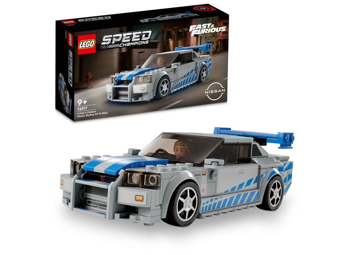 lego-speed-champions masina Nissan Skyline GT-R (R34) 2 Fast 2 Furious