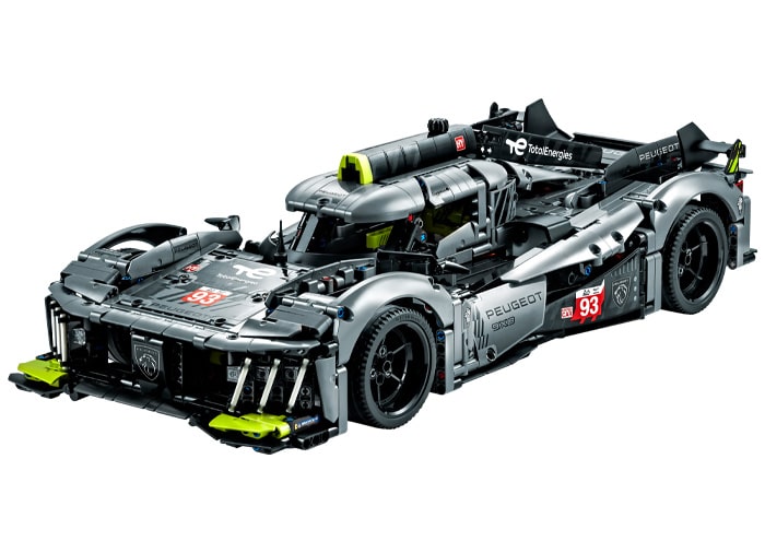 masina asamblata LEGO Technic Peugeot 9X8 24H Le Mans Hybrid Hypercar