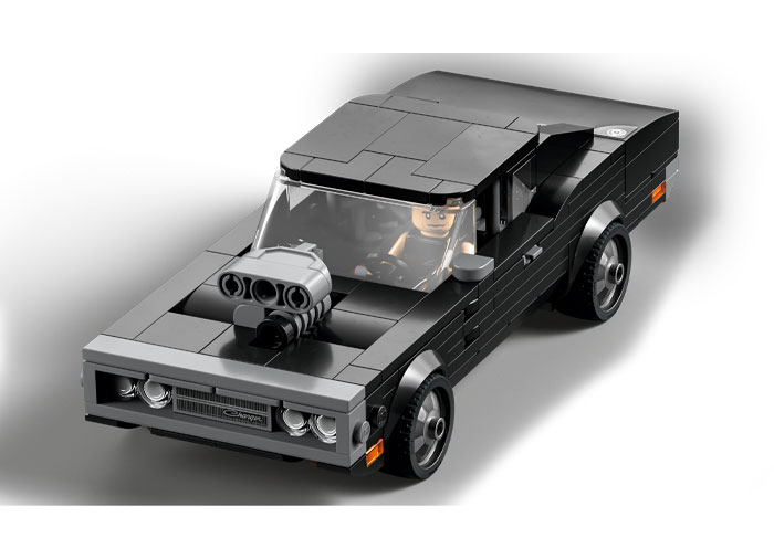 masina pozata de sus Fast & Furious 1970 Dodge Charger RT LEGO Speed Champions
