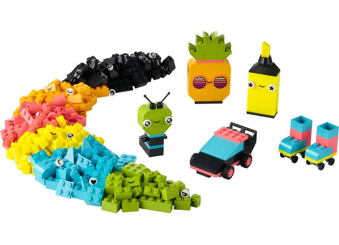 piese Distractie creativa in culori neon LEGO Classic