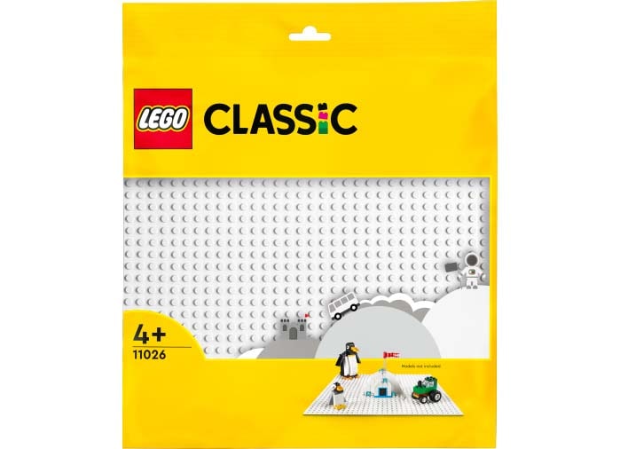 placa de baza alba LEGO Classic