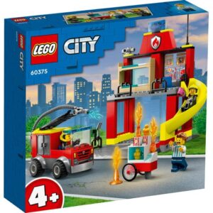 statie si masina de pompieri LEGO City