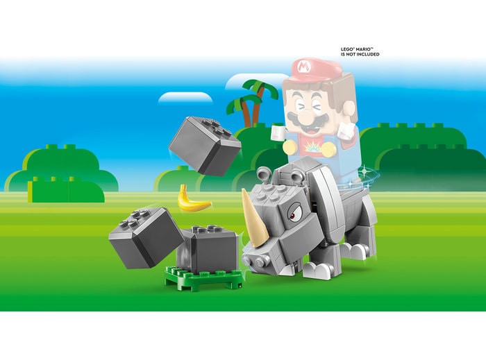 Rinocerul Rambi – Set de extindere LEGO Super Mario