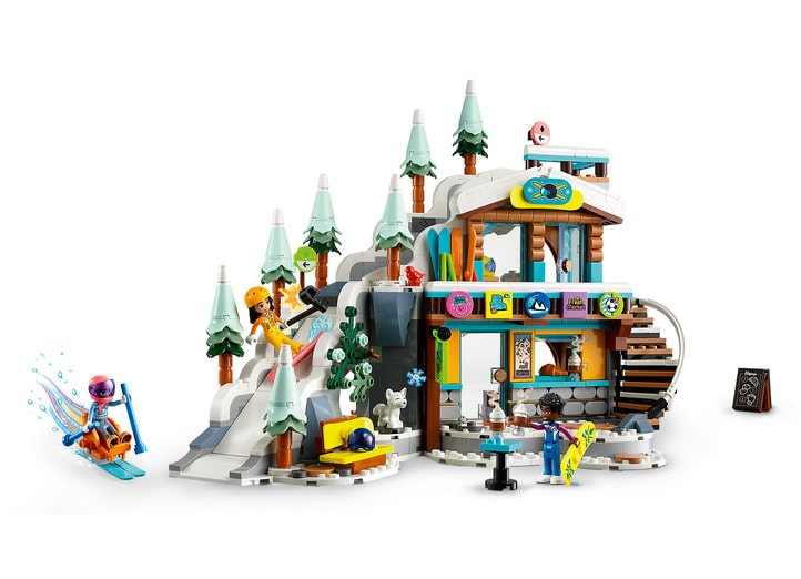 LEGO Friends Partie de schi si cafenea