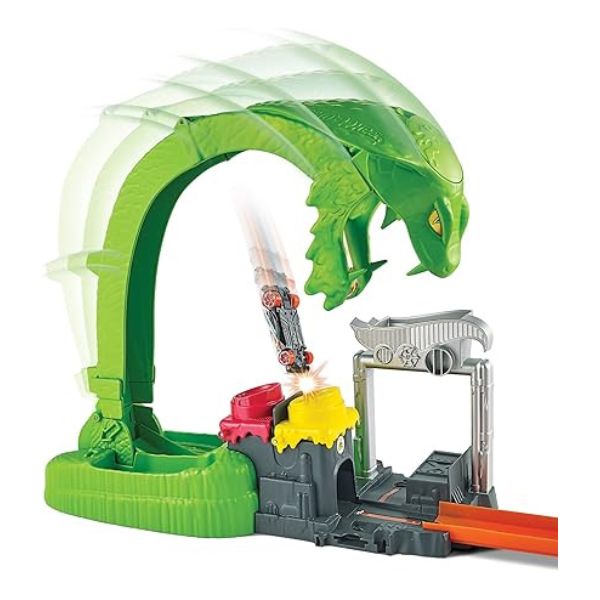 Set de joaca Hot Wheels City Toxic Creatures - Toxic Snake Strike