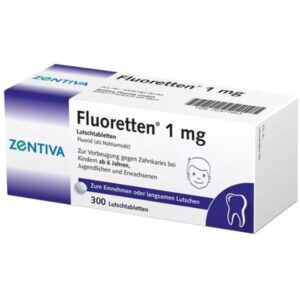 Supliment alimentar Zentiva Fluoretten 1mg