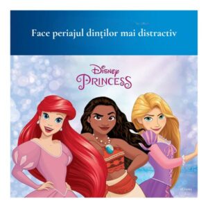 Face periajul dintilor mai distractiv - Periuță electrică Braun Oral-B Pro Kids Disney Princess 3+ ani, Sensitive Plus, curățare 2D, 2 programe, 1 capăt periuță, 4 autocolante, mov