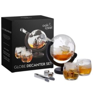 Set decantor pentru whisky Glob