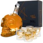 Set decantor pentru whisky craniu