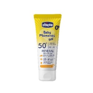 Cremă protecție solară cu minerale Chicco Baby Moments SPF 50+