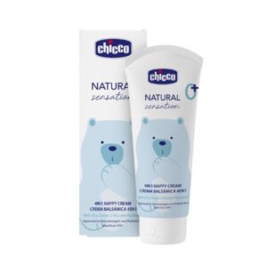 Cremă reparatoare Chicco Natural Sensation împotriva iritațiilor de scutec, panthenol și oxid de zinc 10%, 0 luni+