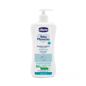 Gel de duș fără lacrimi Chicco Baby Moments Protection, 750 ml, 0 luni+