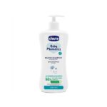 Gel de duș și șampon 2 în 1 fără lacrimi Chicco Baby Moments Baby Skin, 750 ml, 0 luni+