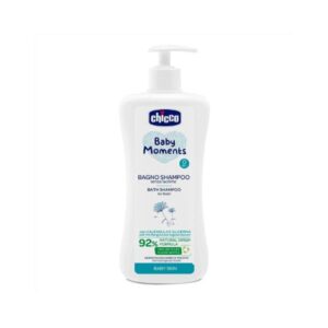 Gel de duș și șampon 2 în 1 fără lacrimi Chicco Baby Moments Baby Skin, 750 ml, 0 luni+