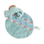 Jucărie pluș tip păturică My Sweet DouDou Cameleon Chicco, 3 luni+