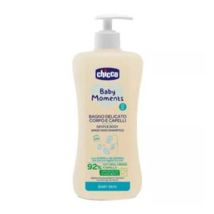 Șampon fără lacrimi Baby Moments Skin Chicco, 0 luni+, 500 ml