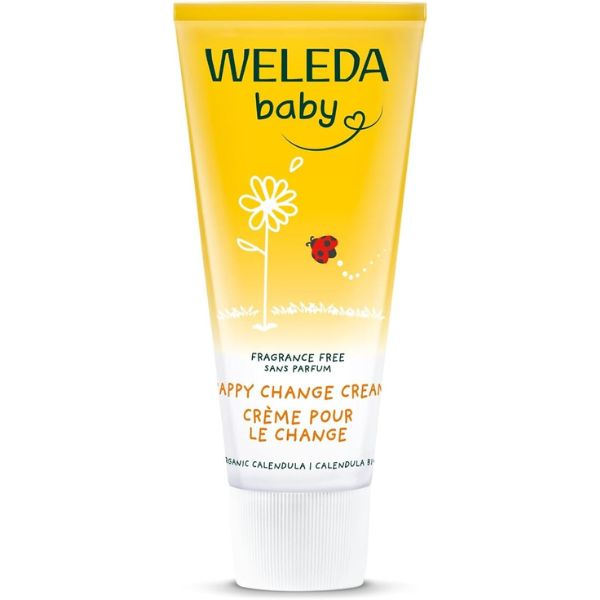 Cremă pentru zona scutecului Weleda Baby BIO fără parfum 75 ml FR