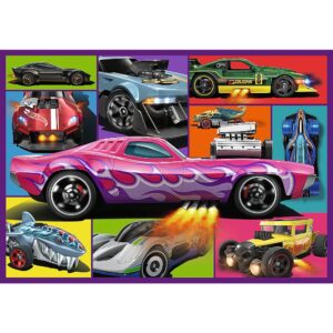 PUZZLE TREFL 4X250 HOT WHEELS MASINI DE CURSE - imagine 2