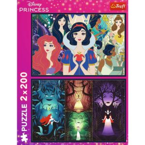 PUZZLE TREFL 2X200 DISNEY FRUMOASELE PRINTESE - imagine 3