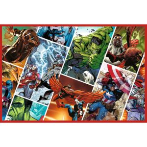 PUZZLE TREFL 2X200 MARVEL AVENGERS APARATORII LUMII - imagine 2