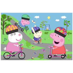 PUZZLE TREFL 24 MAXI PURCELUSA PEPPA PIG - imagine 1