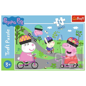 PUZZLE TREFL 24 MAXI PURCELUSA PEPPA PIG - imagine 2